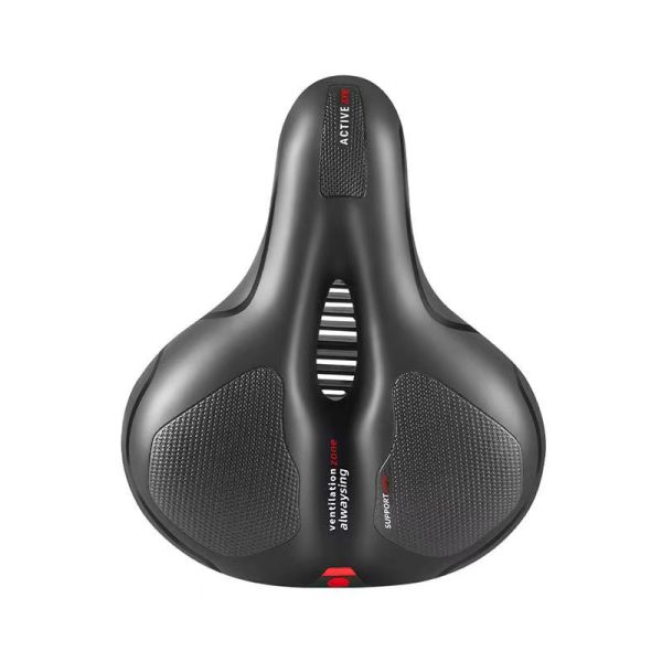 Widening and thickening of bicycle seat cushions and seats